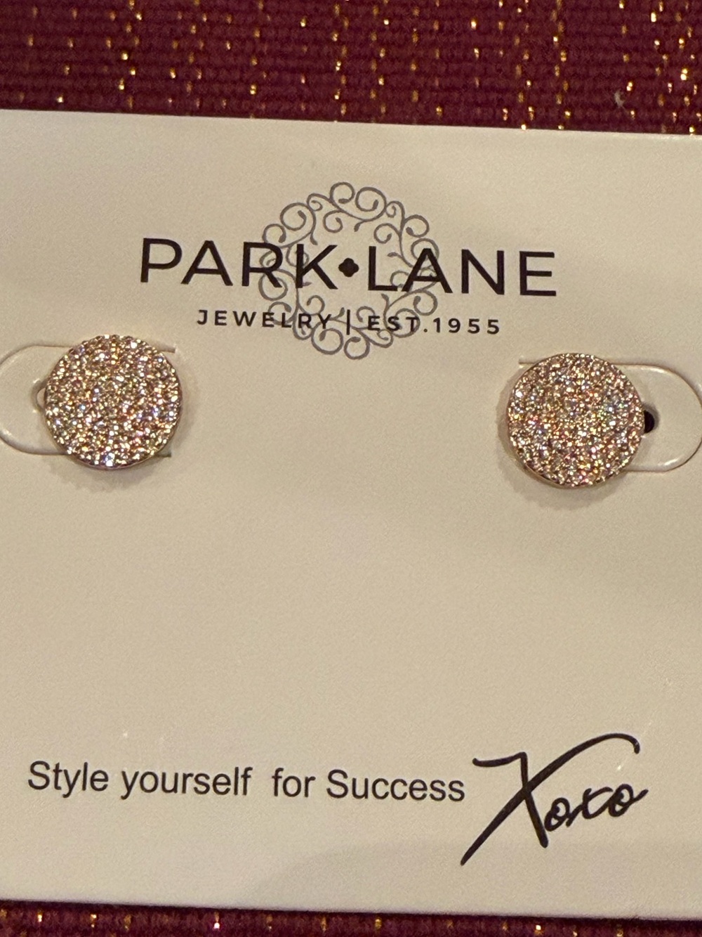 Luster Stud Earrings by Park Lane - Picture 6 of 8